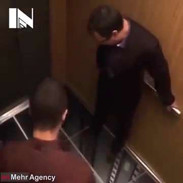 دوربین مخفی در آسانسور!!!